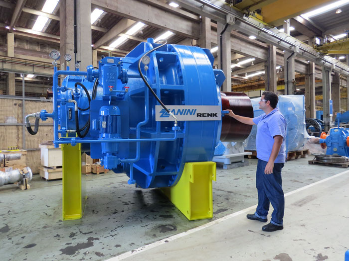 Industrial planetary gearbox installed in a heavy-duty manufacturing plant, demonstrating real-world applications of planetary gear systems in high-torque operations.