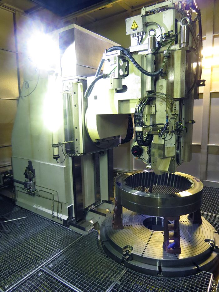 Automated industrial equipment with integrated digital monitoring systems illustrating the concept of Industry 4.0.