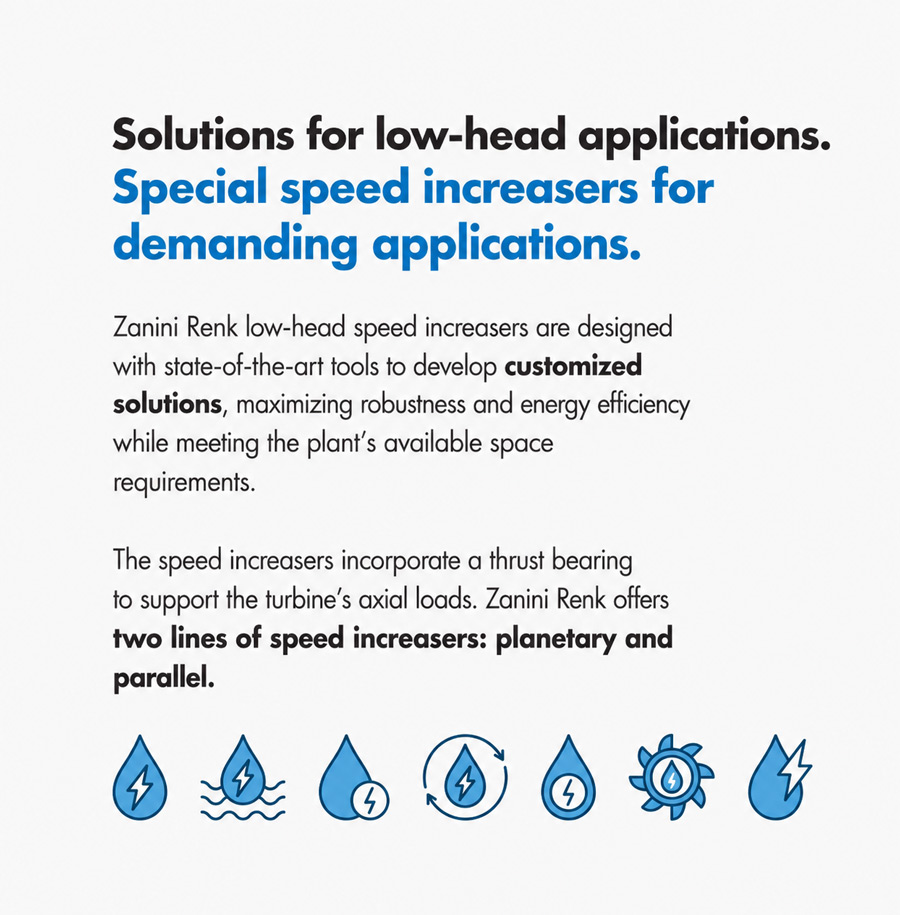 Zanini Renk's hydropower plant solutions